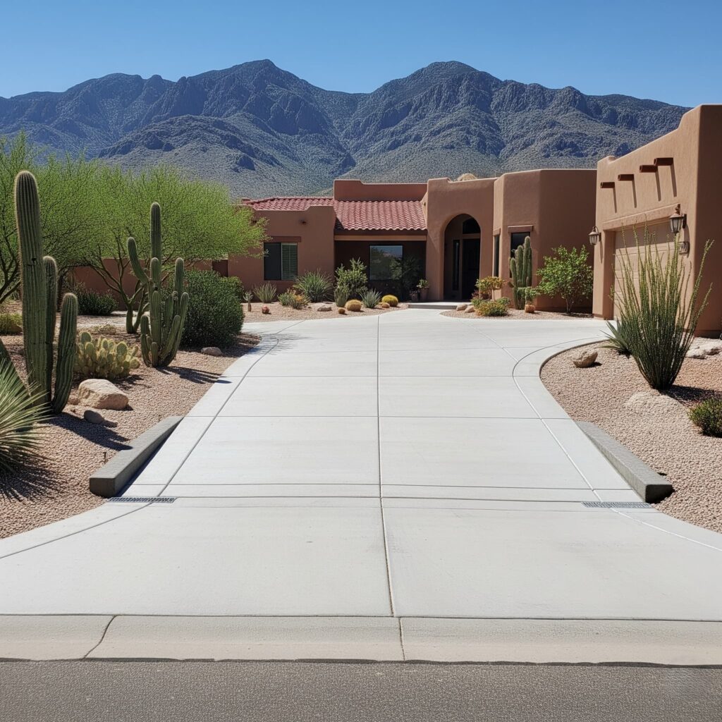 concrete driveway sierra vista