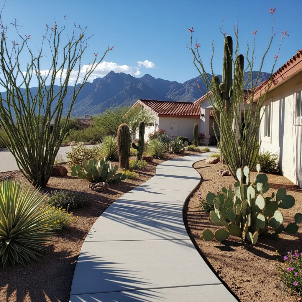 concrete walkway sierra vista