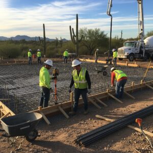 pouring concrete sierra vista