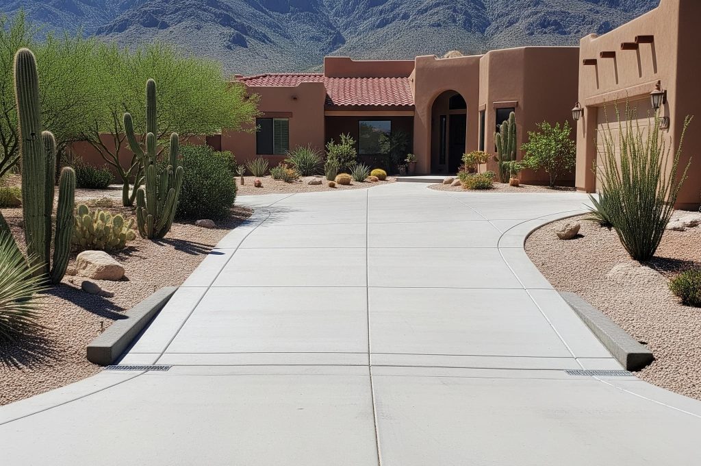 concrete driveway sierra vista